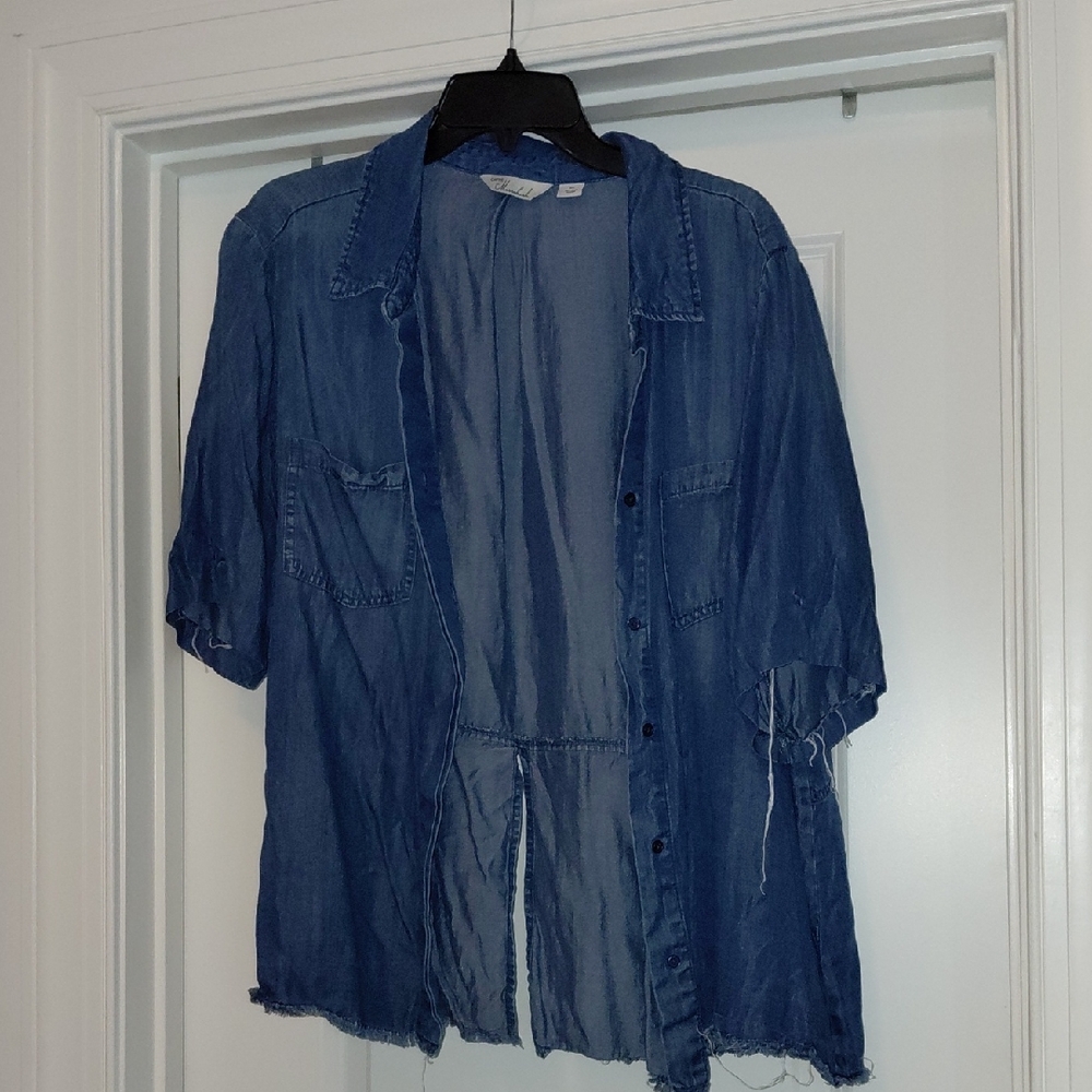 Blue Denim Women's Blouse